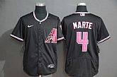 Diamondbacks 4 Ketel Marte Black Nike Flexbase Jersey,baseball caps,new era cap wholesale,wholesale hats